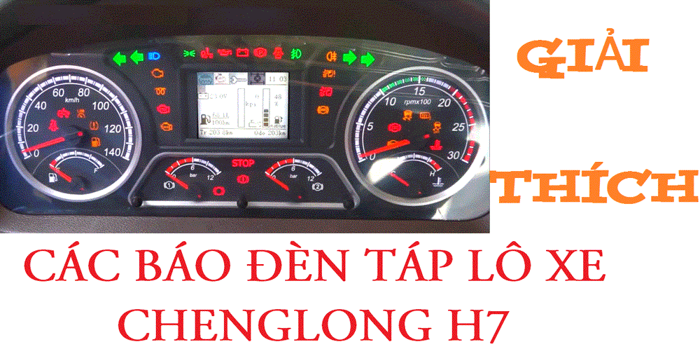 đèn báo lỗi trên xe chenglong h7