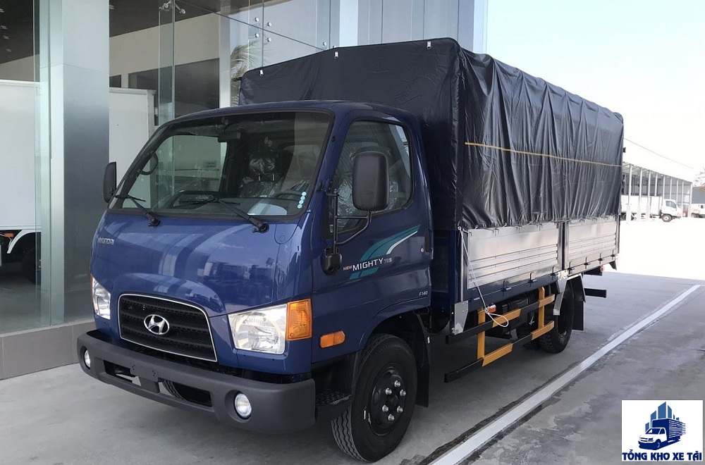 xe tải thùng mui bạt Hyundai mighty 75S