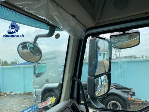 kiếng chiếu hậu xe tải thùng 3 chân chenglong hải âu