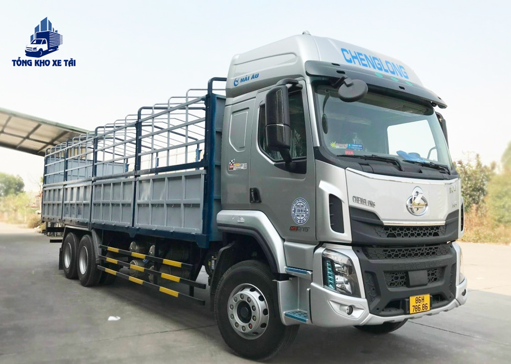 GIÁ XE TẢI THÙNG MUI BẠT CHENGLONG 3 CHÂN
