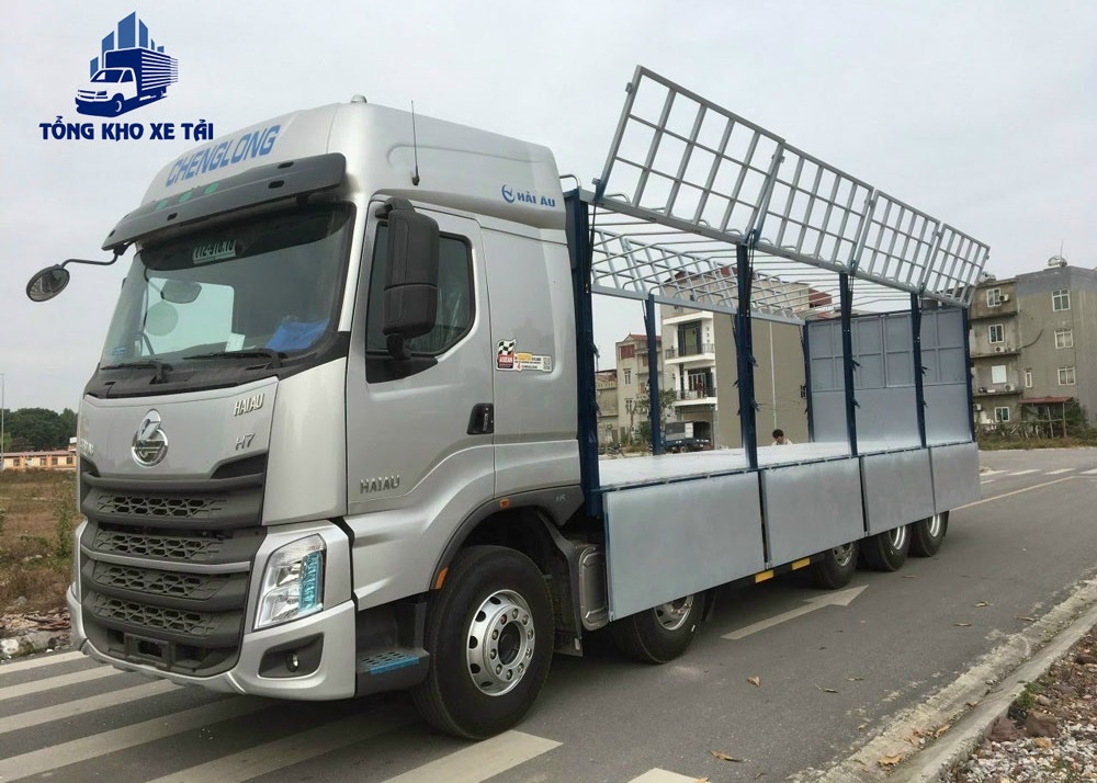 XE TẢI CHENGLONG H7 5 CHÂN THÙNG MUI BẠT ĐỜI 2023