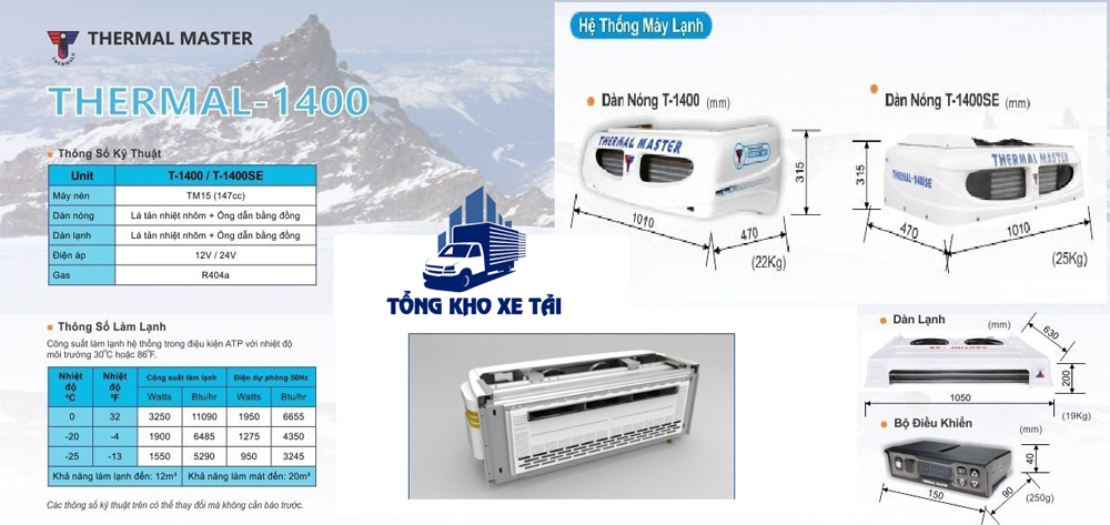 máy lạnh thermal master T-1400