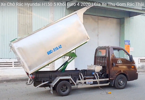 xe tải hyundai chở rác 1,5 tấn